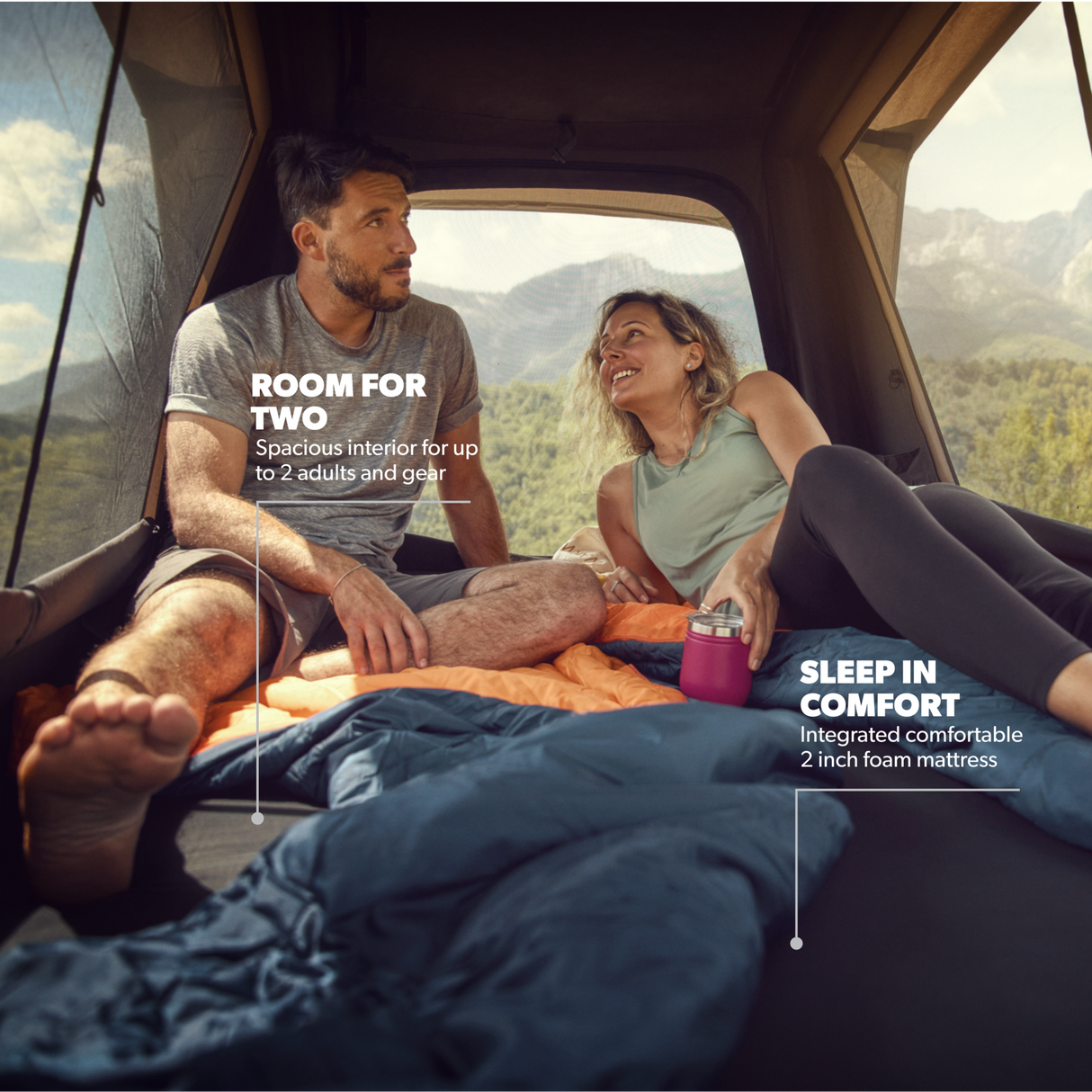 Dometic - TRT140 AIR 300D Inflatable Rooftop Tent