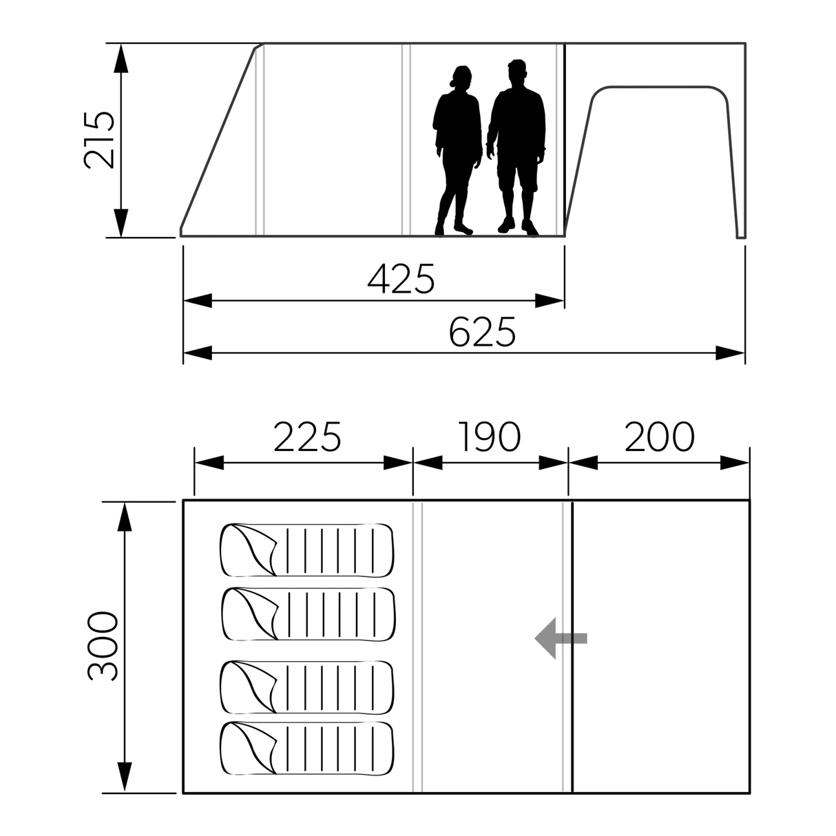 Dometic - SANTORINI FTK 4X8 TC