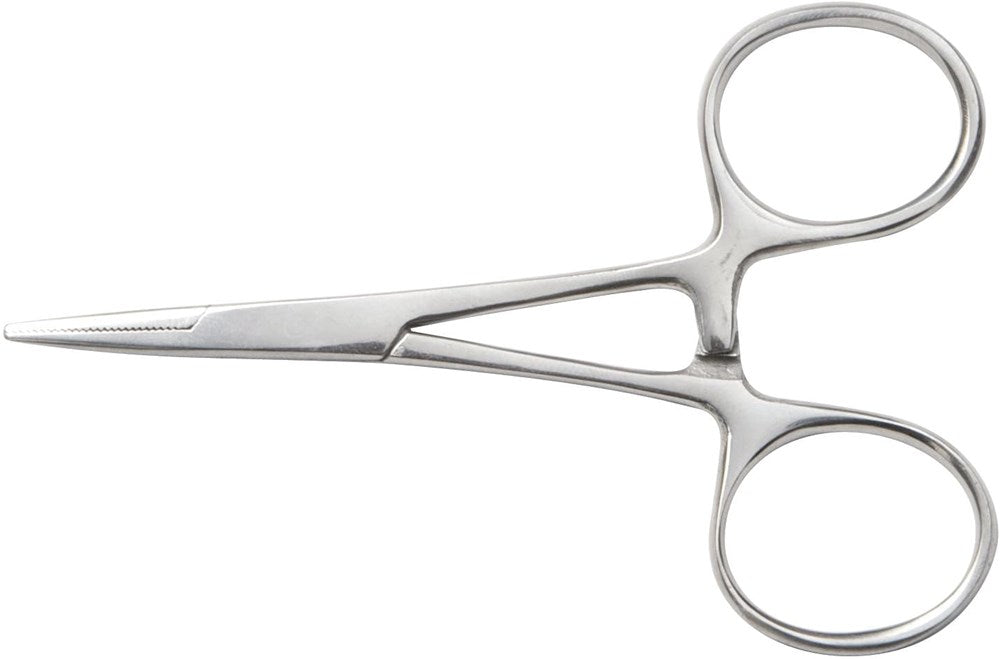 Baker - Stainless Straight Forceps - 3 1/2"