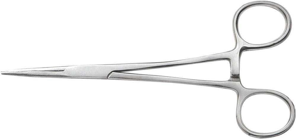 Baker - Stainless Straight Forceps - 5 1/2"