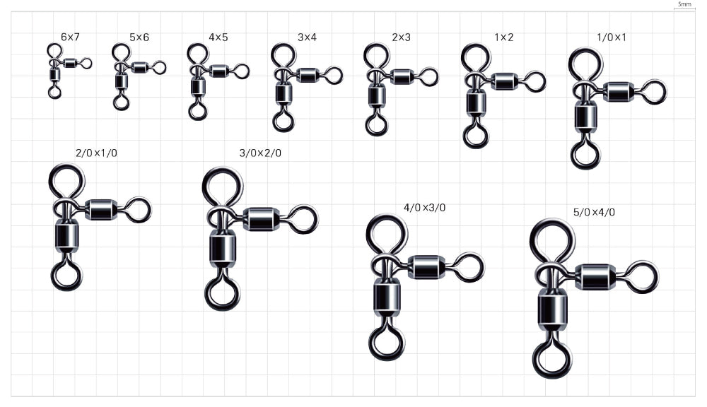 Sasame - Power Stainless 3-Way Swivel