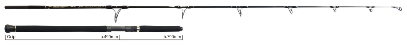 Yamaga Blanks - BlueSniper 81/6 Blacky Topwater Rod