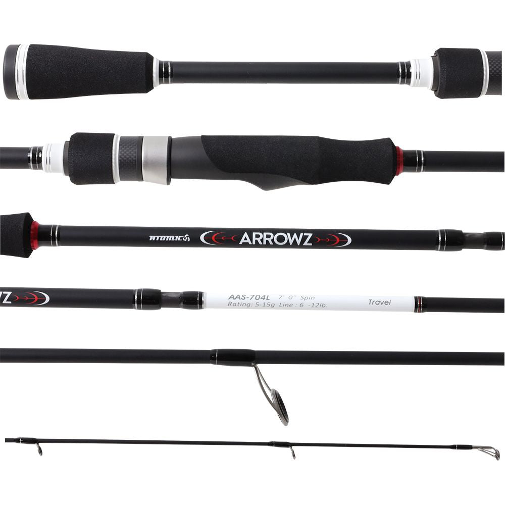 Atomic - Arrowz Travel Spin 7', 4 pc, 6 - 12lb