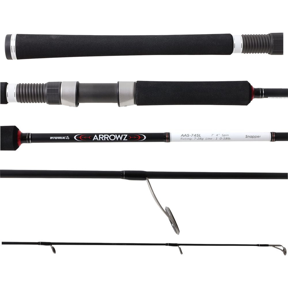 Atomic - Arrowz Snapper Light Spin 7'4, 1 pc, 10 - 18lb
