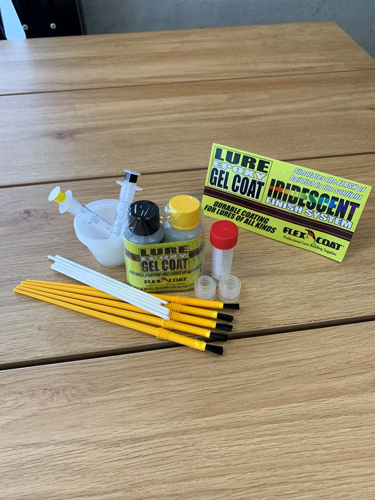 Flex Coat - Lure Epoxy Gel Coat Kit With Glitter (2Oz)