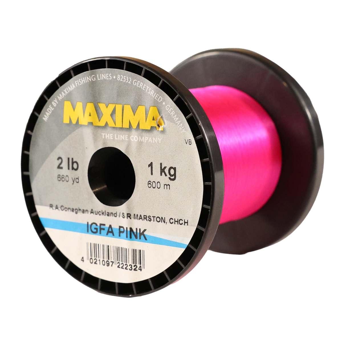 Maxima - IGFA Fibre Glow Pink 600m Spools