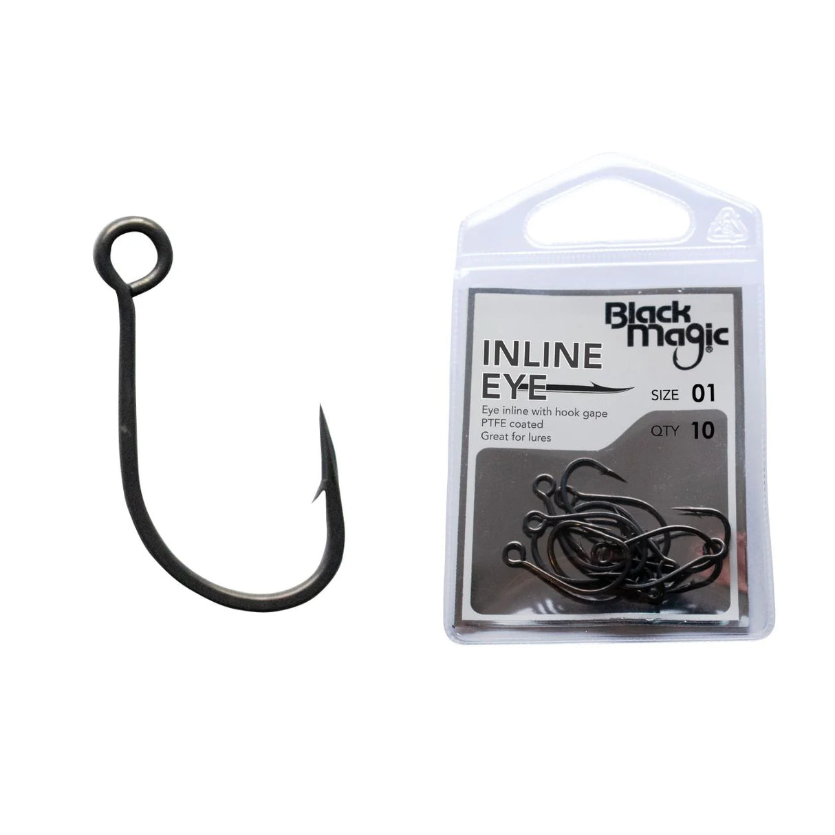 Black Magic - Inline Eye Hooks