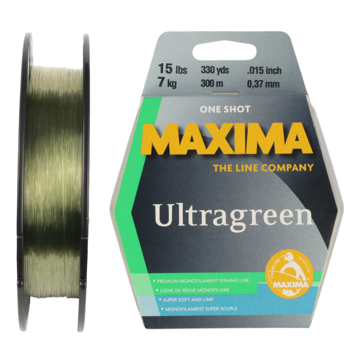 Maxima Fishing Line Carretéis Maxi, Ultragreen, 2,7 Kg/660