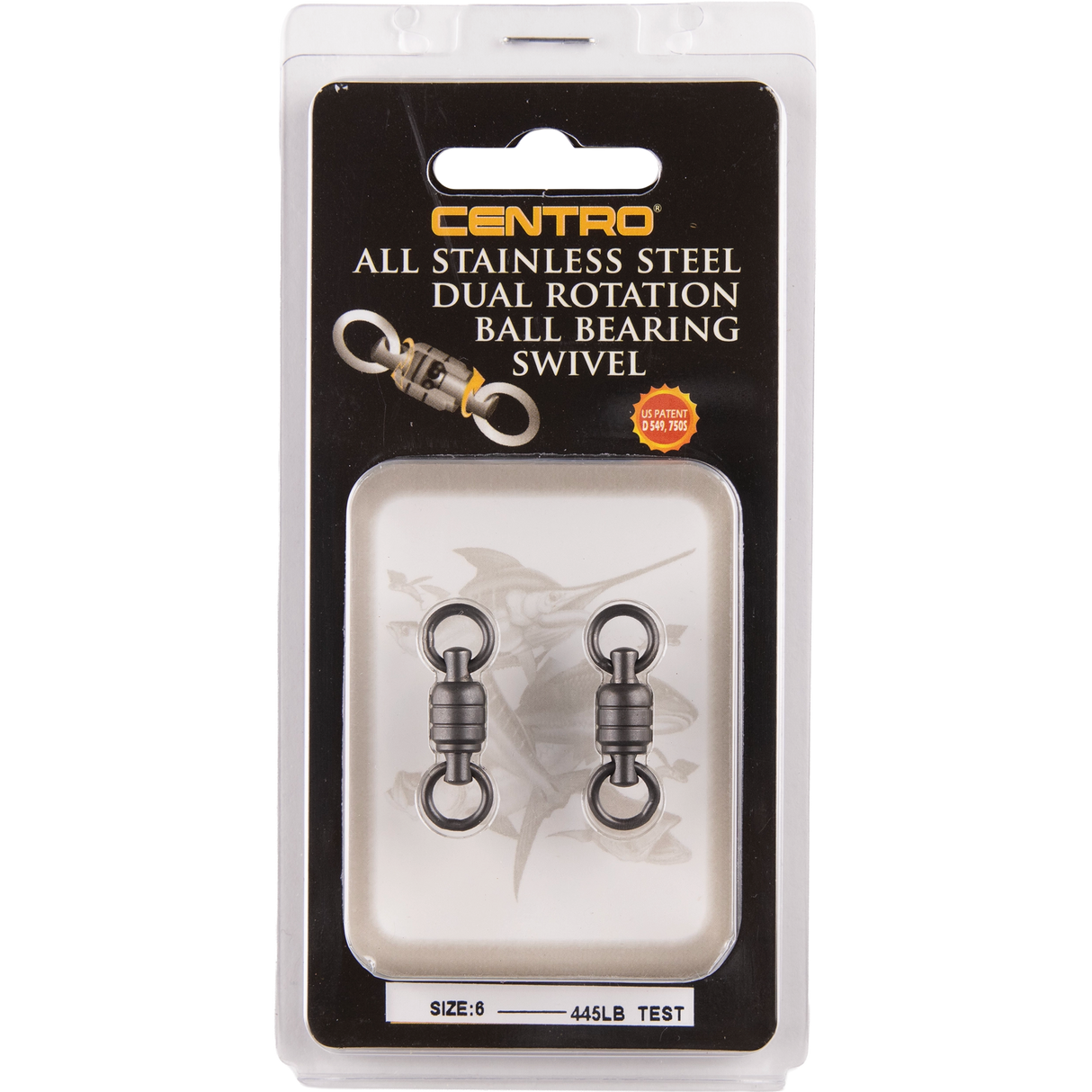 Centro - S/S Dual Rotation Ball-Bearing Swivel