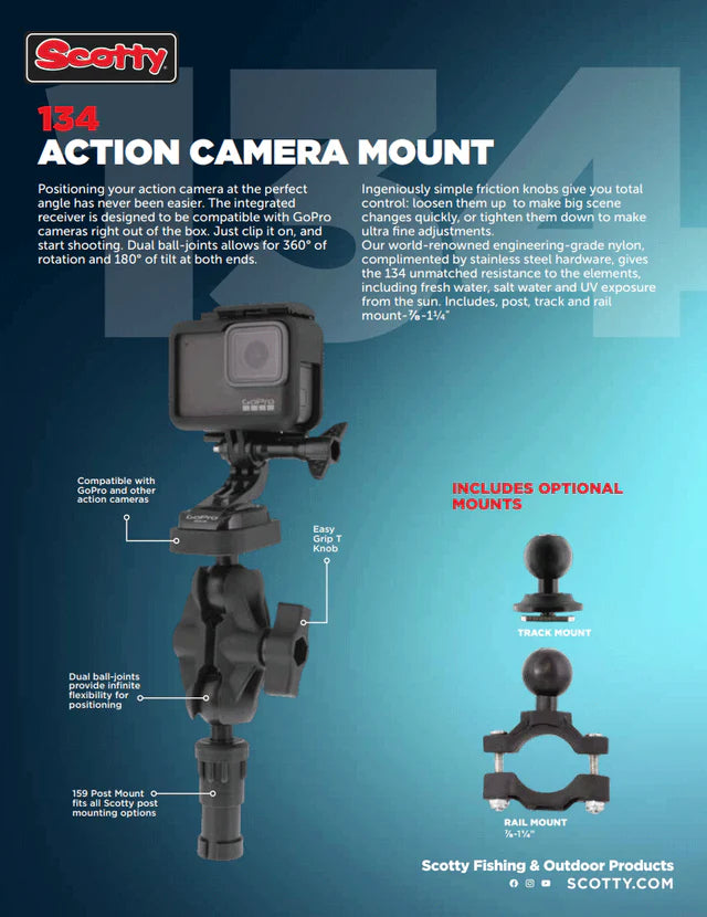 Scotty - 134 Action Camera Mount