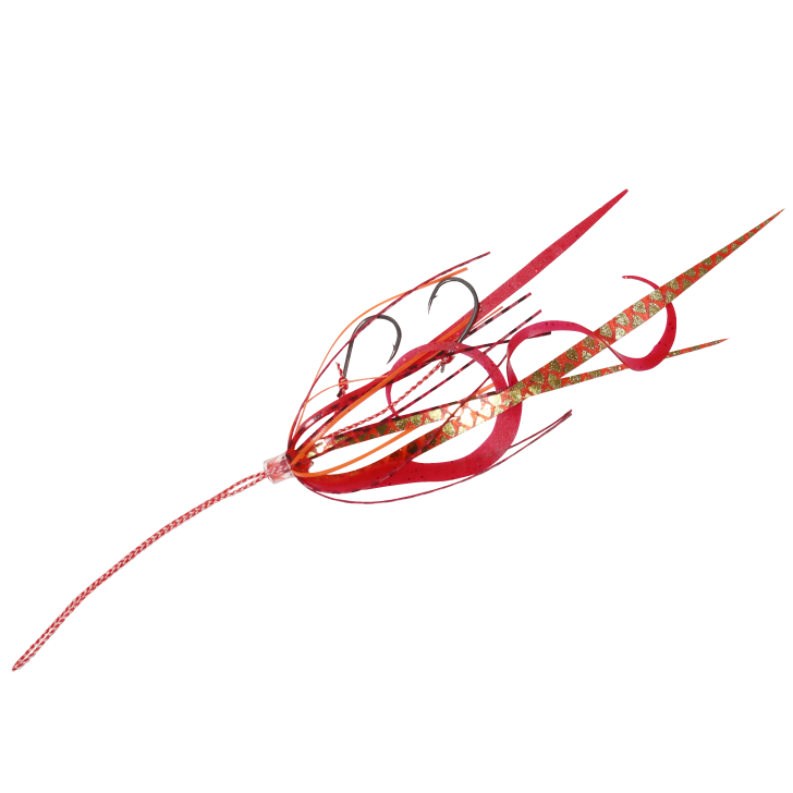 Hayabusa - Free Slide Hookset Twin Curly & Straight