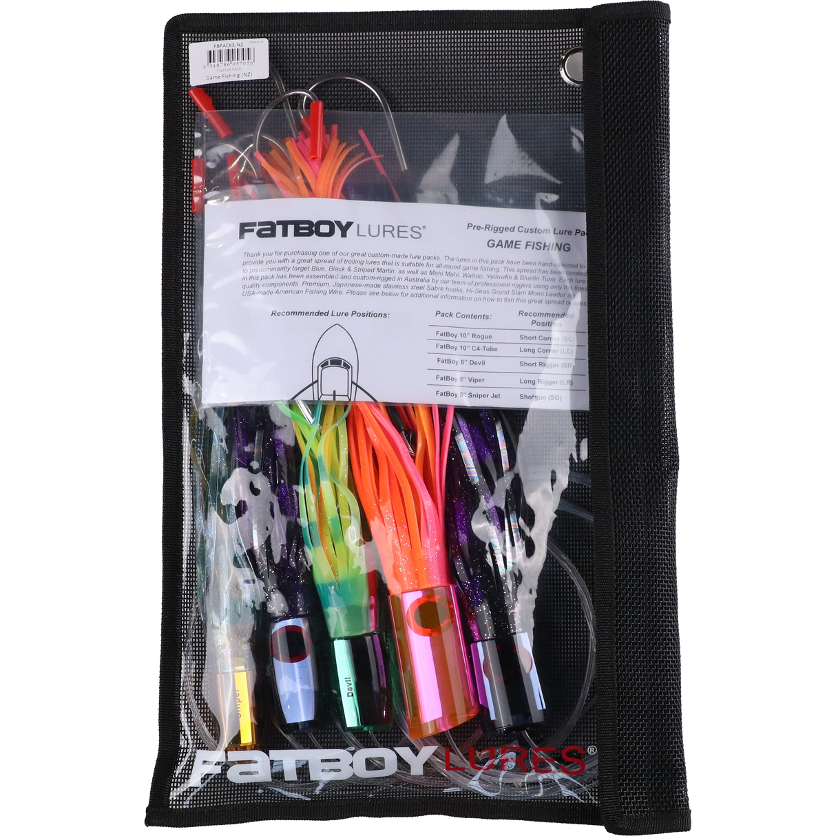 Fatboy Lures - Game Fishing Pack #3