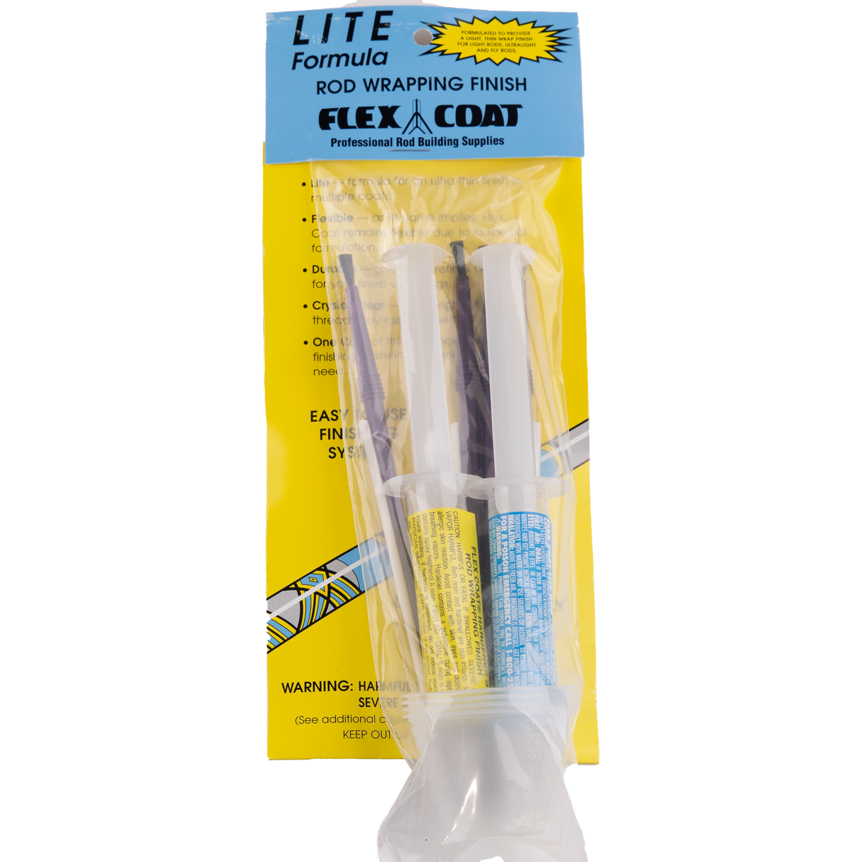 Flex Coat - Rod Finish Lite Loaded Syringe Kit