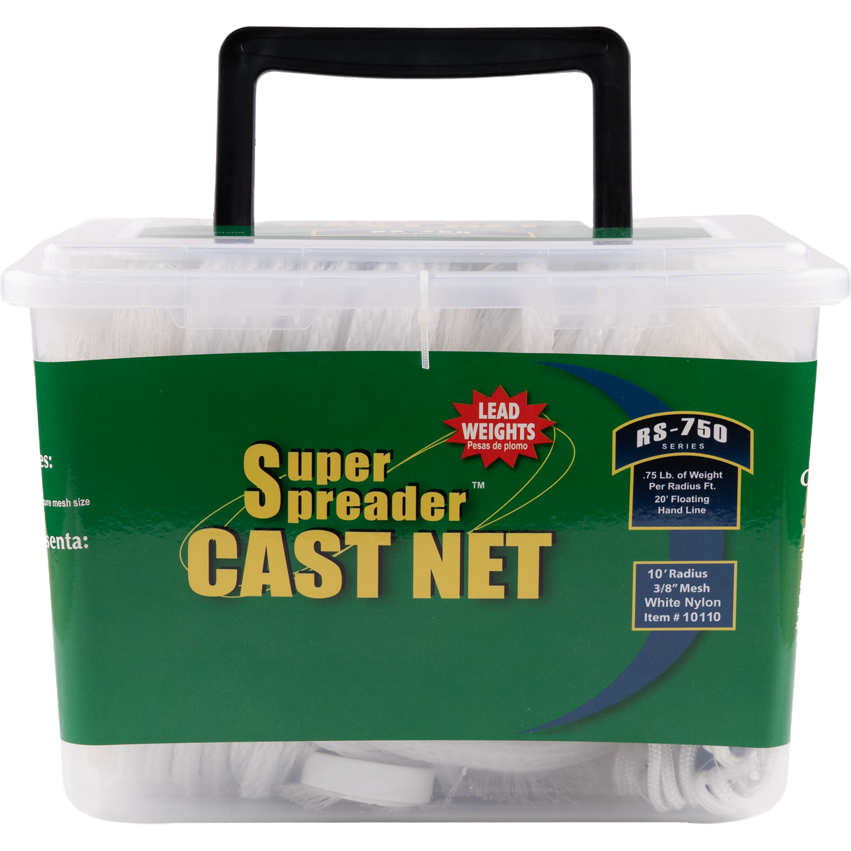 Mono Cast Net 10Ft - 1", 0.30mm Mesh