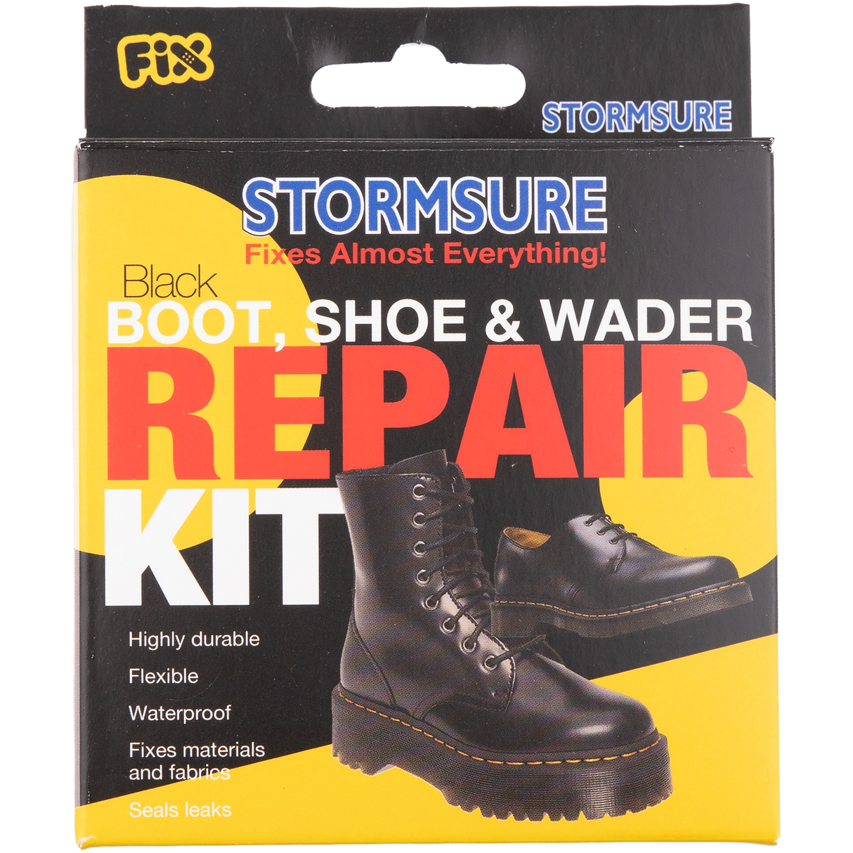 Stormsure Black Boot, Shoe and Wader Repair Kit