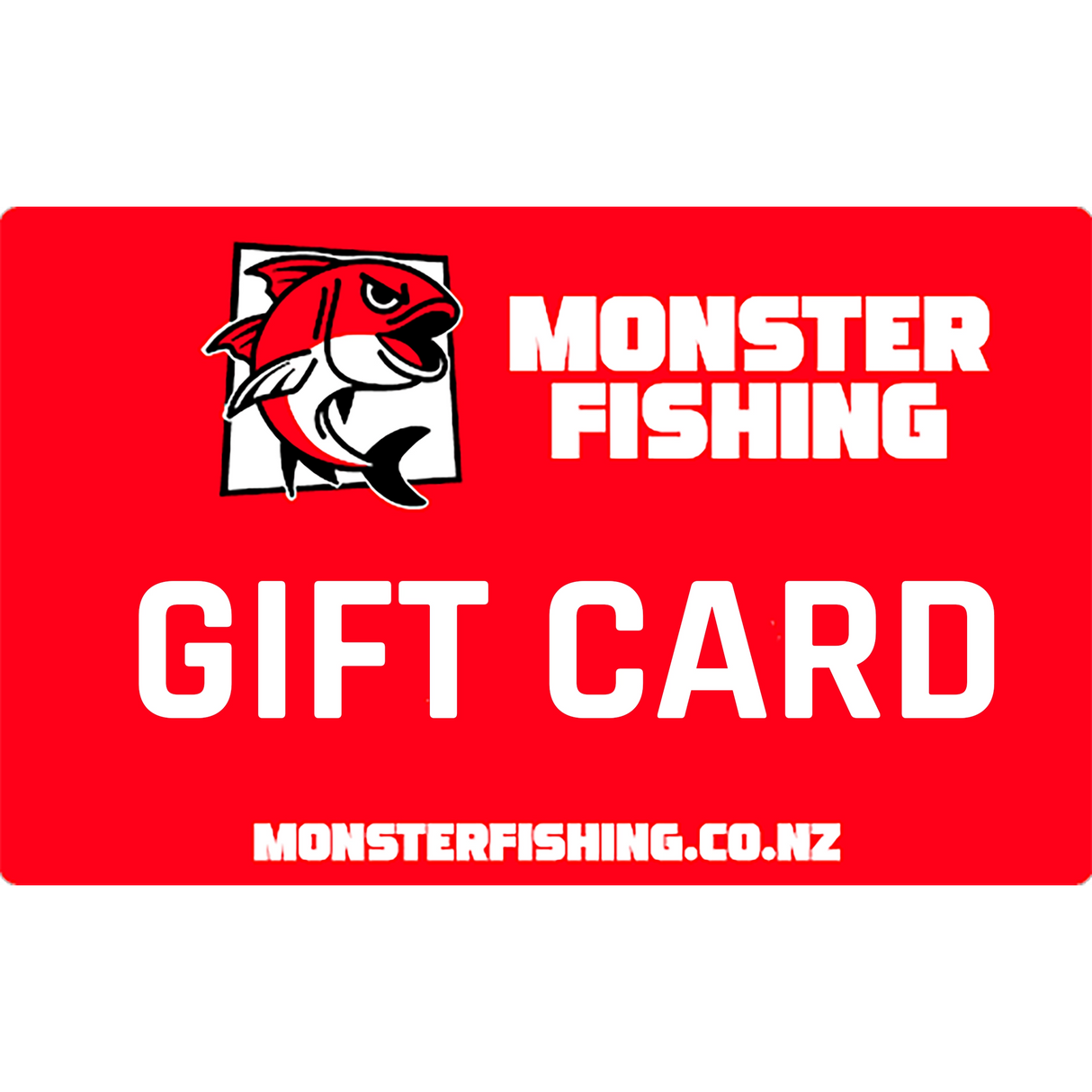 Monster Fishing Gift Voucher