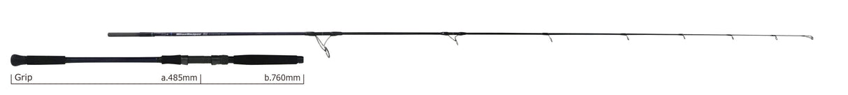 Yamaga Blanks - BlueSniper 83/2 FLX-MODE Boat Topwater Rod