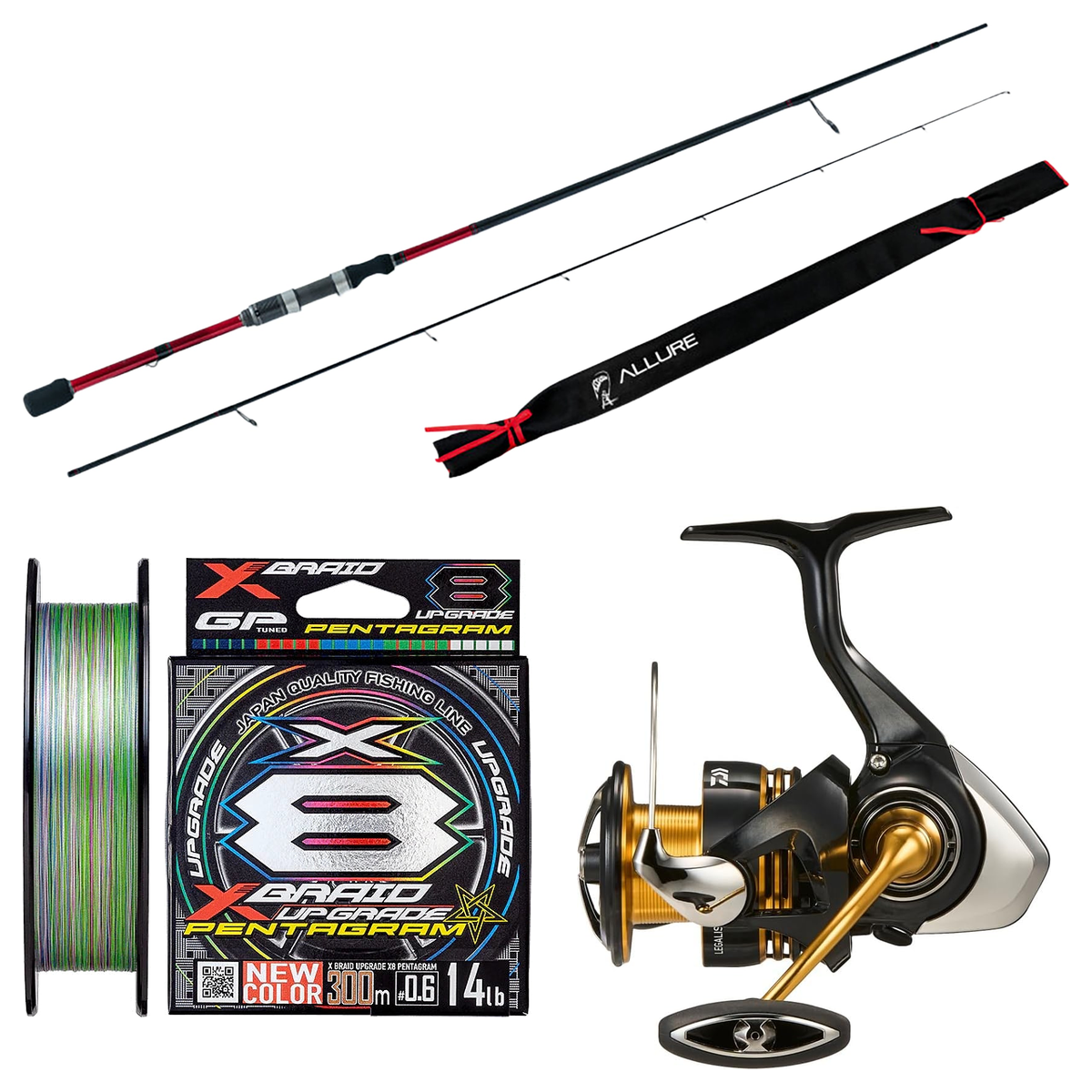 Daiwa - 23 LEGALIS LT3000D-C + Assassin - Allure Spin 7MH 2pc Softbaiting Combo