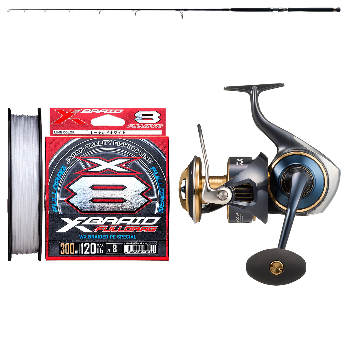 Daiwa - 25 SALTIGA 18000-H + Zenaq - Tobizo TC83-150G Topwater Combo