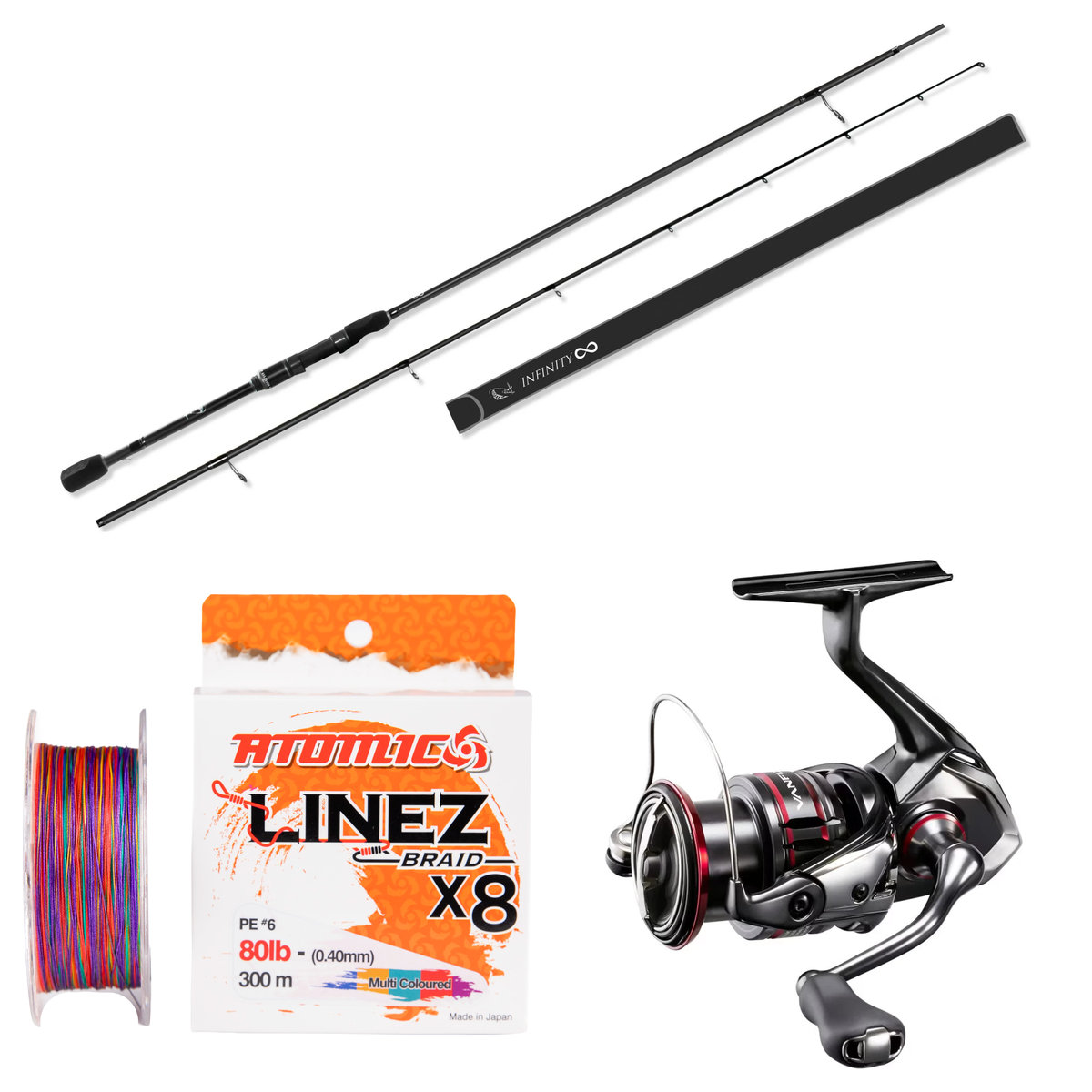 Shimano - VANFORD 2500HG + Assassin - Infinity 72H Softbaiting Combo