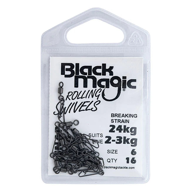 Black Magic - Rolling Snap Swivel