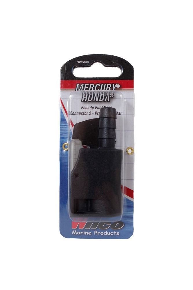 Hutchwilco - Mecury/Honda Female Fuel Hose Connect 2 Prong 3/8" Barb Engine End