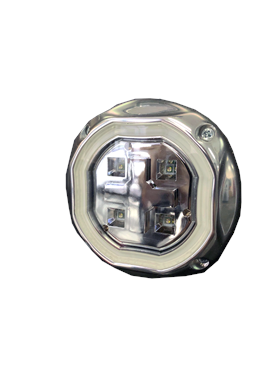 Wilco - Multi Colour HD Round Aluminium Underwater RGBW LED Lights