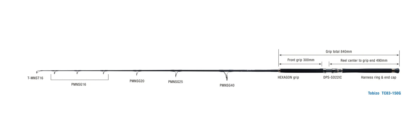 Zenaq - Tobizo TC83-150G Topwater Rod