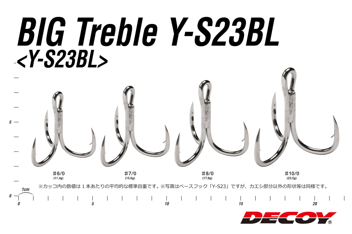 Decoy - BIG Treble (Y-S23BL)