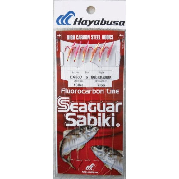 Hayabusa - EX030 Hage Red Fish Skin Sabiki