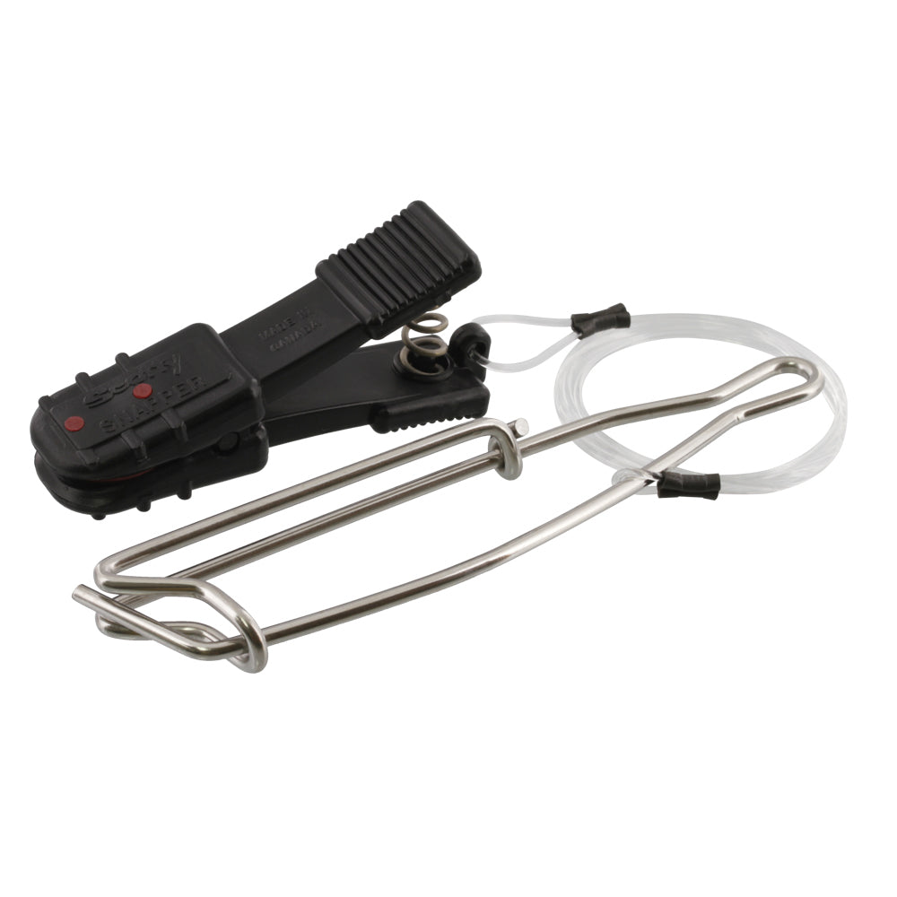 Scotty - 1041 Longline Release Clip w/ Snap & 18" Leader