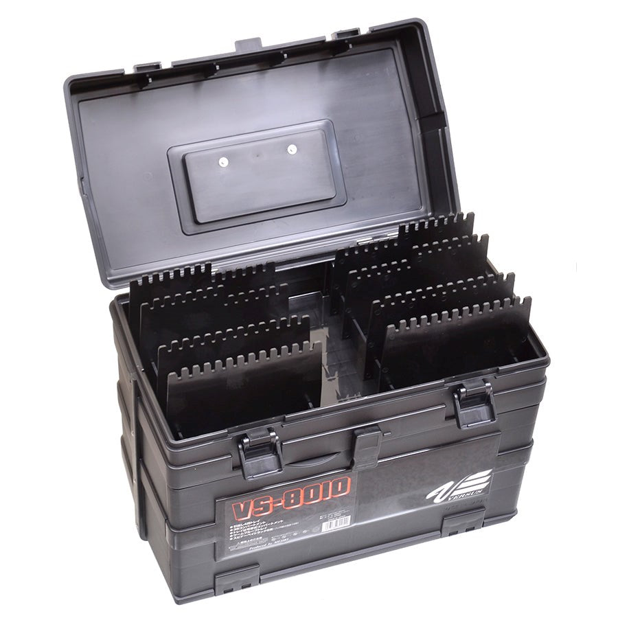 Meiho - Versus 8010 4-Draw Tackle Box (Black)