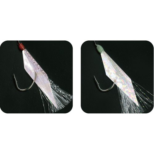 Hayabusa - EX122 Holographic Sheet & White Flasher Sabiki