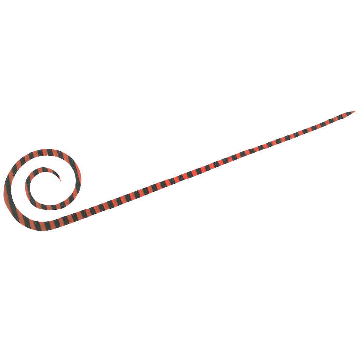 Hayabusa - Free Slide Necktie Spiral Curly Slim