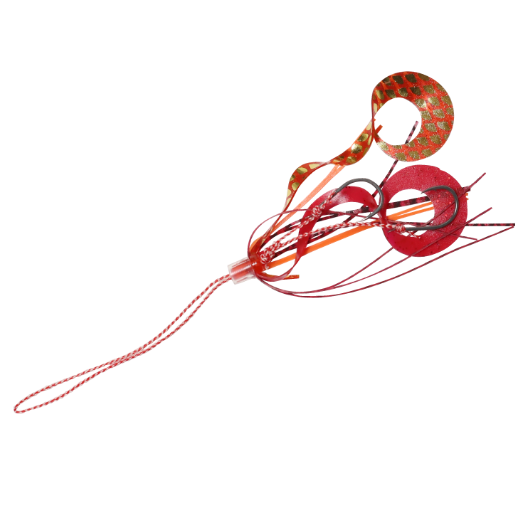 Hayabusa - Free Slide Hookset Spiral Curly Short