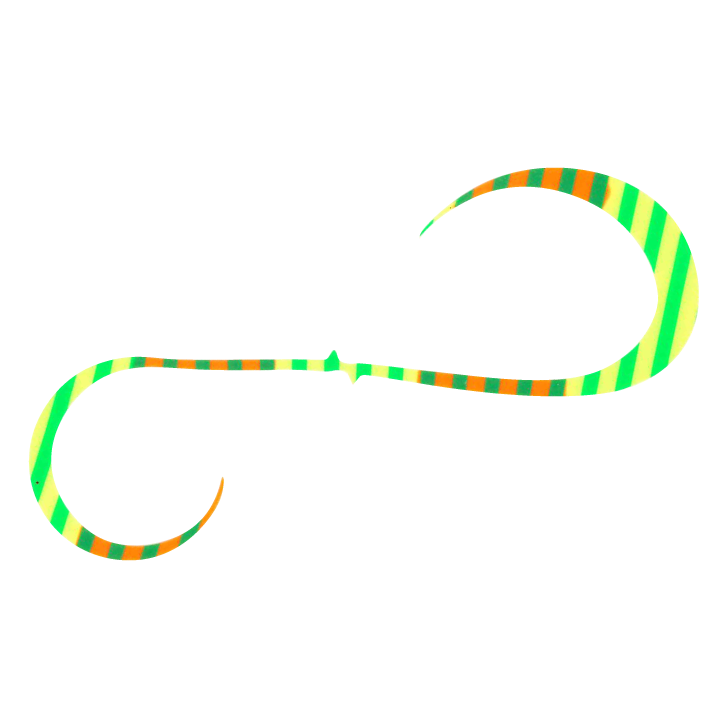 Hayabusa - Free Slide Necktie Bulky Curly Double