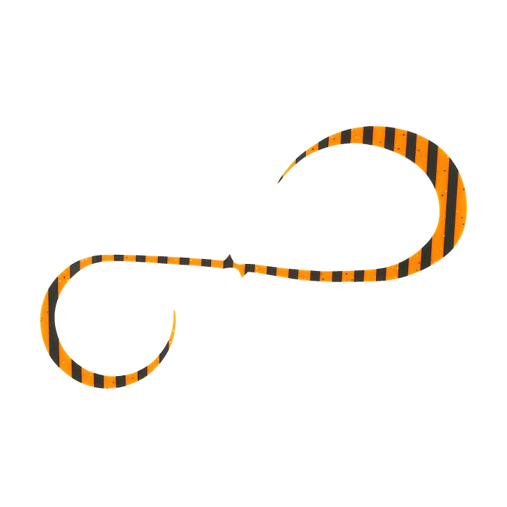 Hayabusa - Free Slide Necktie Bulky Curly Double