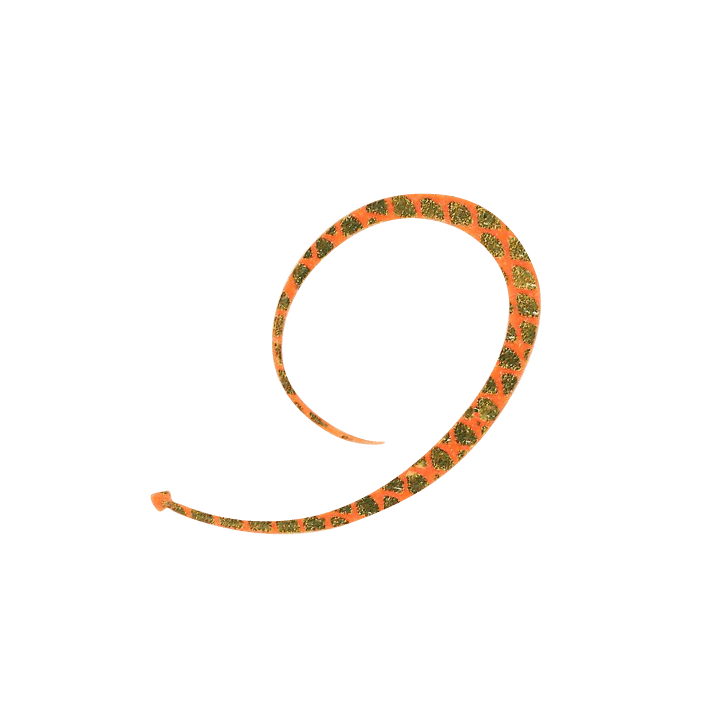 Hayabusa - Free Slide Necktie Bulky Curly Single