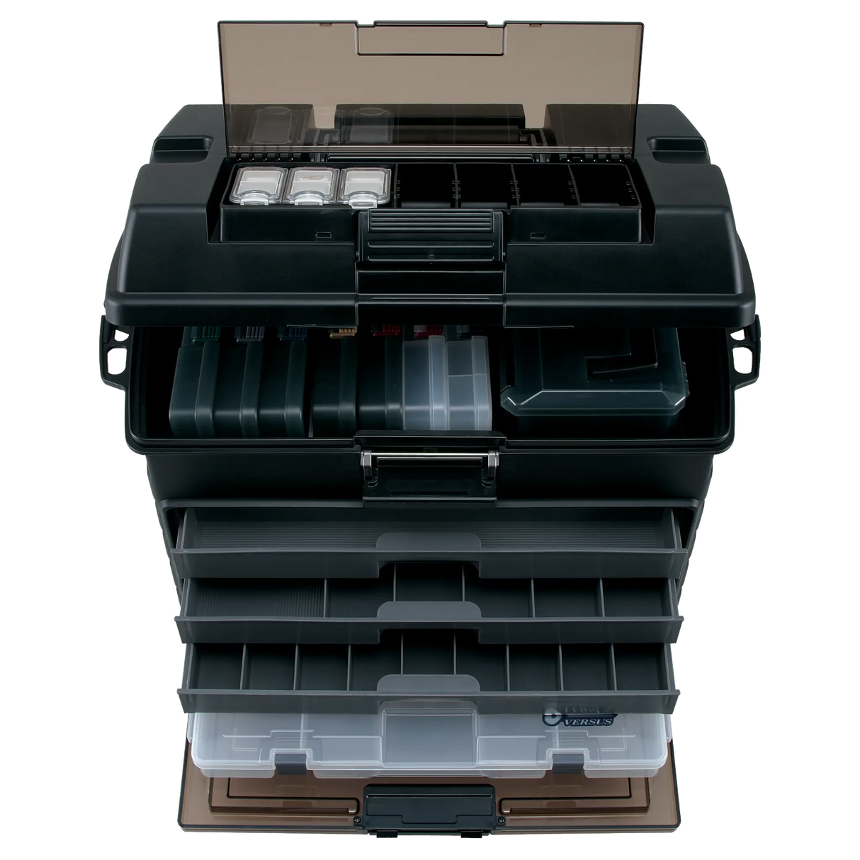 Meiho - Versus 8050 4-Draw Tackle Box (Black)