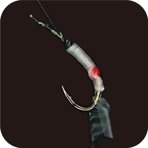 Hayabusa - UV White Shrimp Sabiki EX127