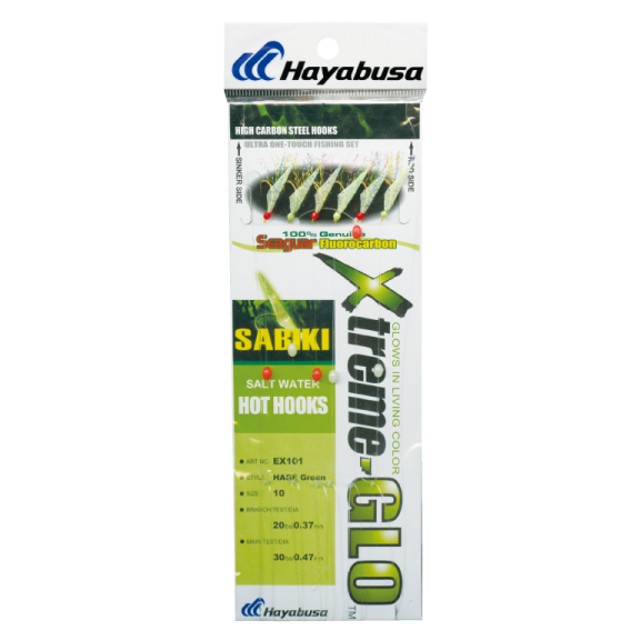 Hayabusa - EX101 Hage Green Fish Skin Sabiki