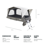Dometic - TRT140 AIR 300D Inflatable Rooftop Tent
