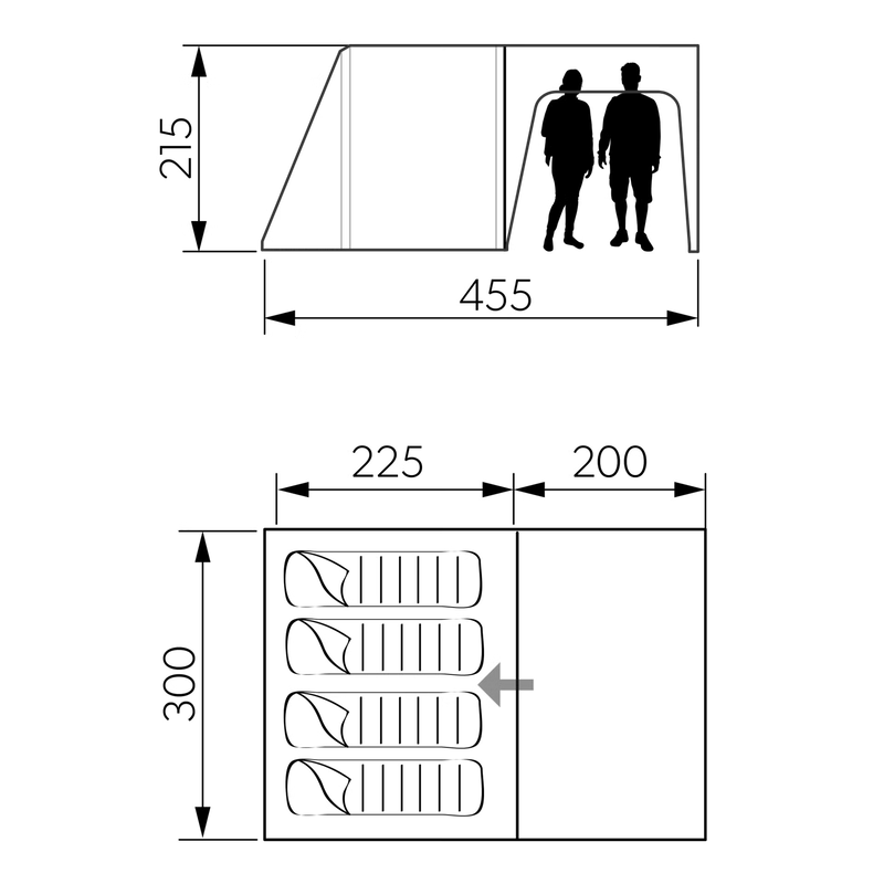 Dometic - SANTORINI FTK 2X4 TC
