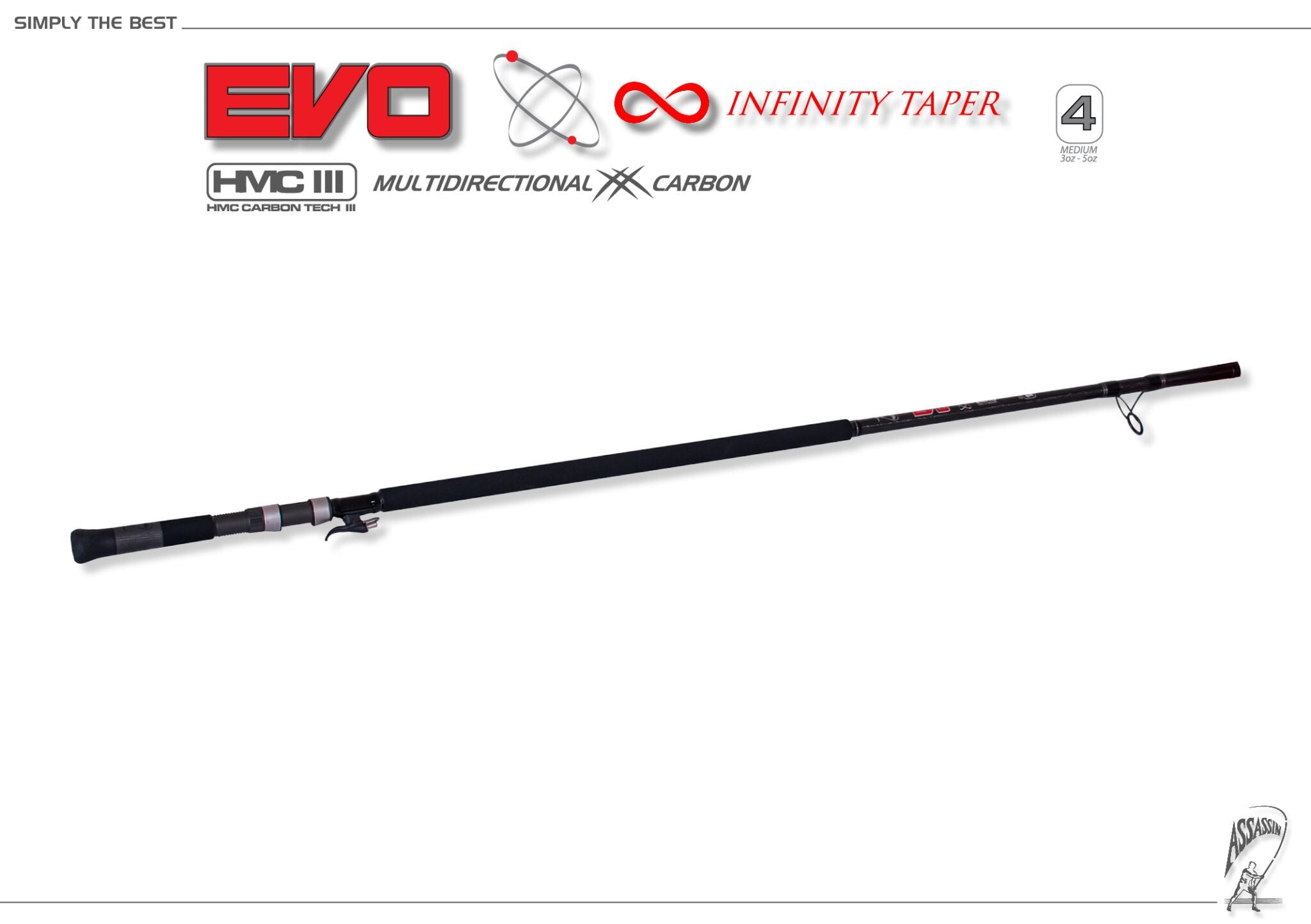 Aomono Killing Type 165/150g 船竿 Assassin EVO Zero Surf Rod | HMC Carbon & Fuji Guides | Monster