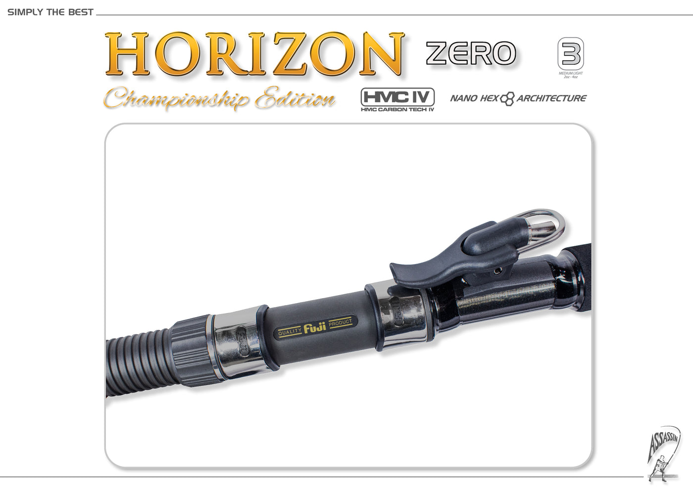 Assassin - Horizon Zero Championship Edition - 13'6" Pearl Silver (#3) Surf Rod