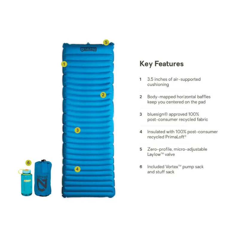 Nemo - Sleeping Pad Quasar 3D Insulated Long Wide