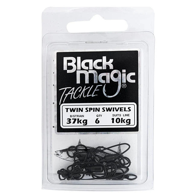Black Magic - Ball-Bearing Twin Spin Swivels