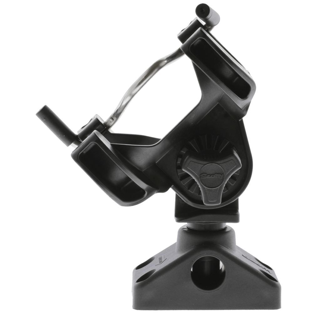 Scotty - R-5 Universal Rod Holder, Black, w/ 0241 Side / Deck Mount