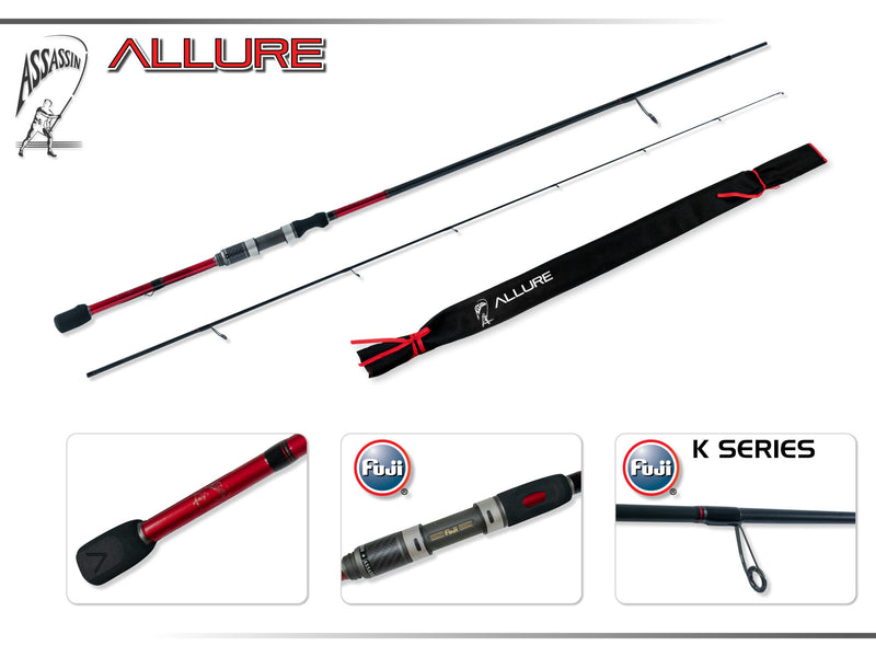 Assassin - Allure Spin 66XLUL 2pc Spinning Rod