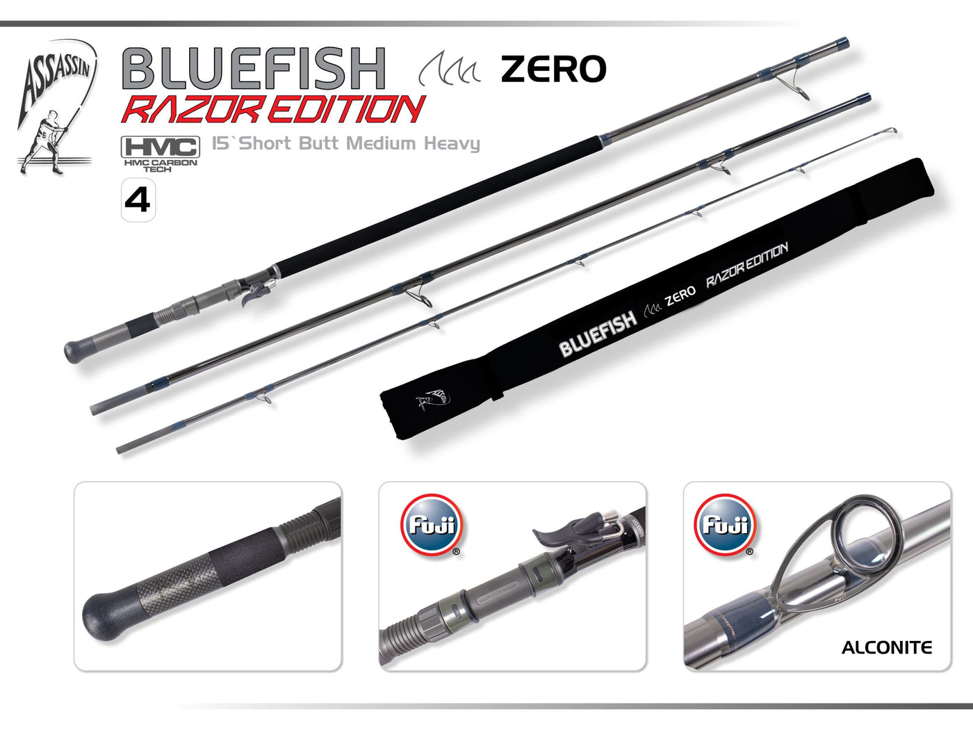 Assassin - Bluefish Zero Razor 14' Med-Heavy Surfcasting Rod